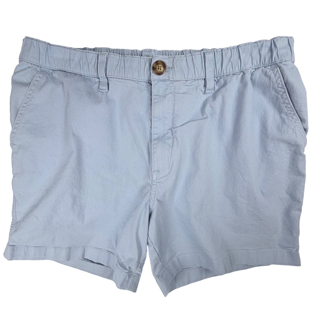 Chubbies Originals Mens 5.5 Inseam Shorts Light Blue Elastic Waist Stretch L - Picture 1 of 8